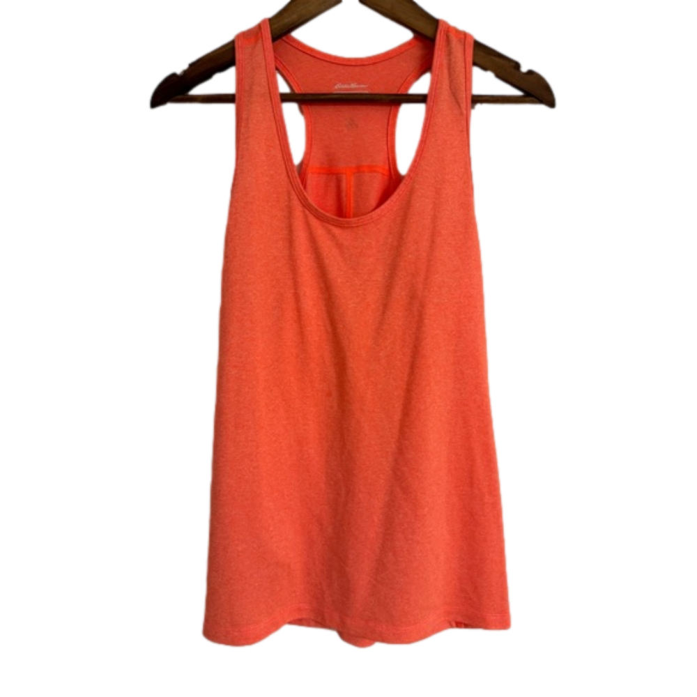 Eddie Bauer Women’s Orange Razorback Activewear Tank Top